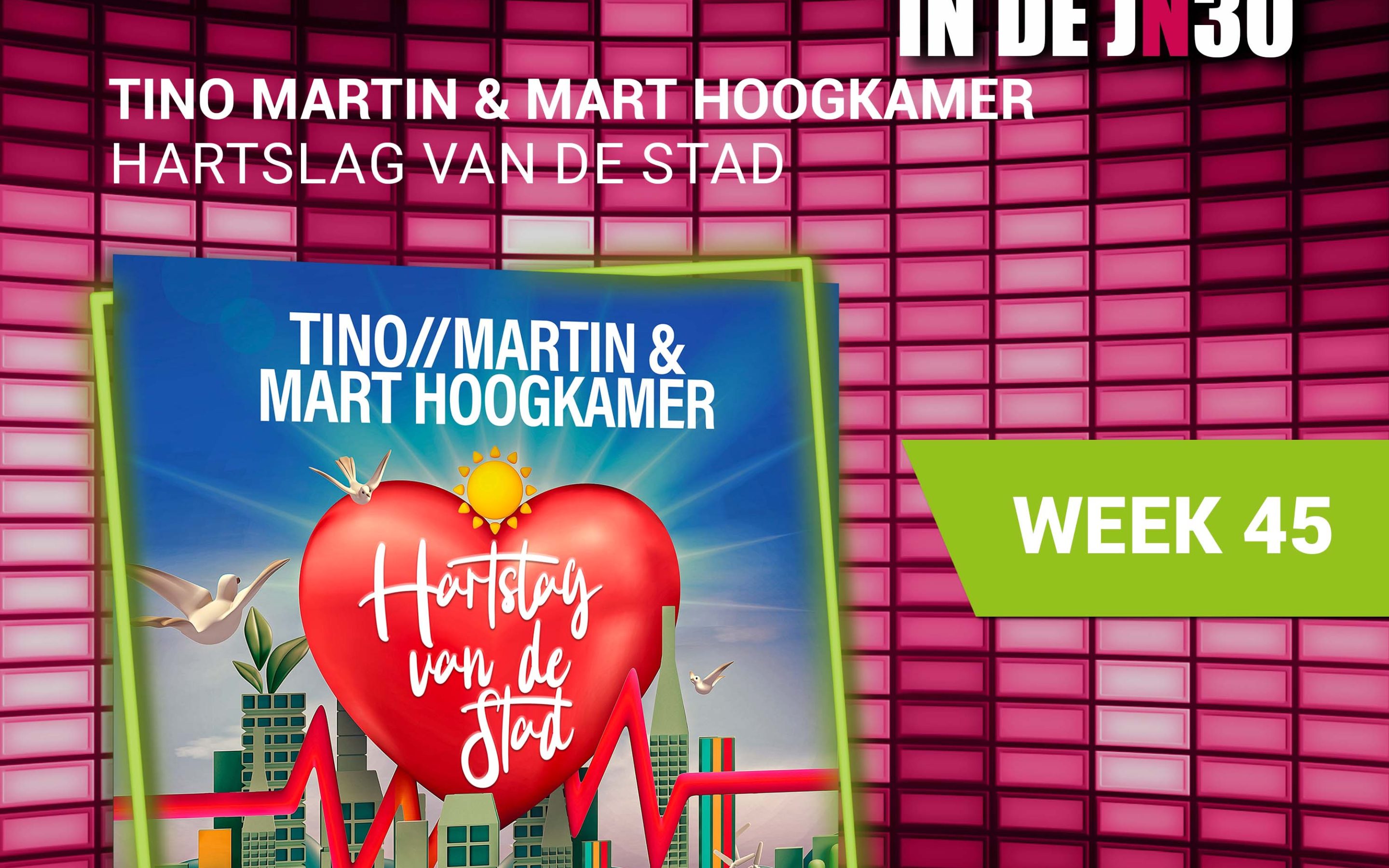 Tino Martin & Mart Hoogkamer – Hartslag Van De Stad de nieuwe nummer 1# in de JN30