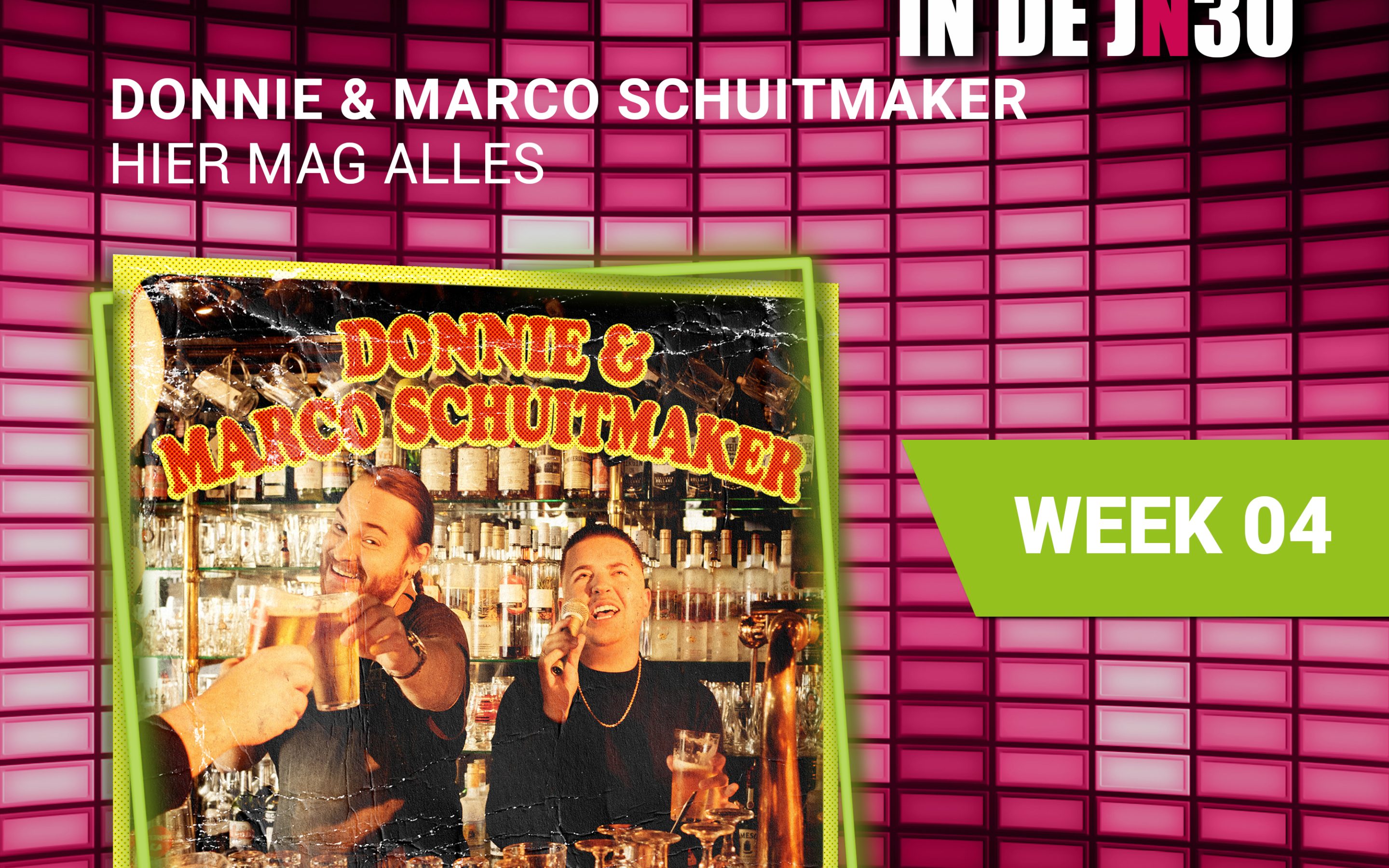 Donnie & Marco Schuitmaker – Hier Mag Alles de nieuwe nummer 1# in de JN30