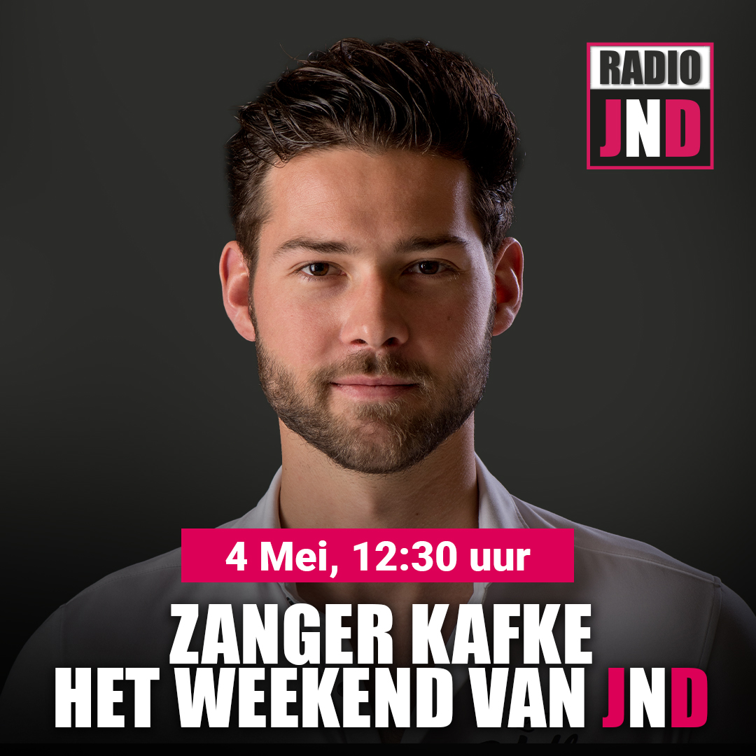 Zanger Kafke te gast in “Het Weekend van JND”