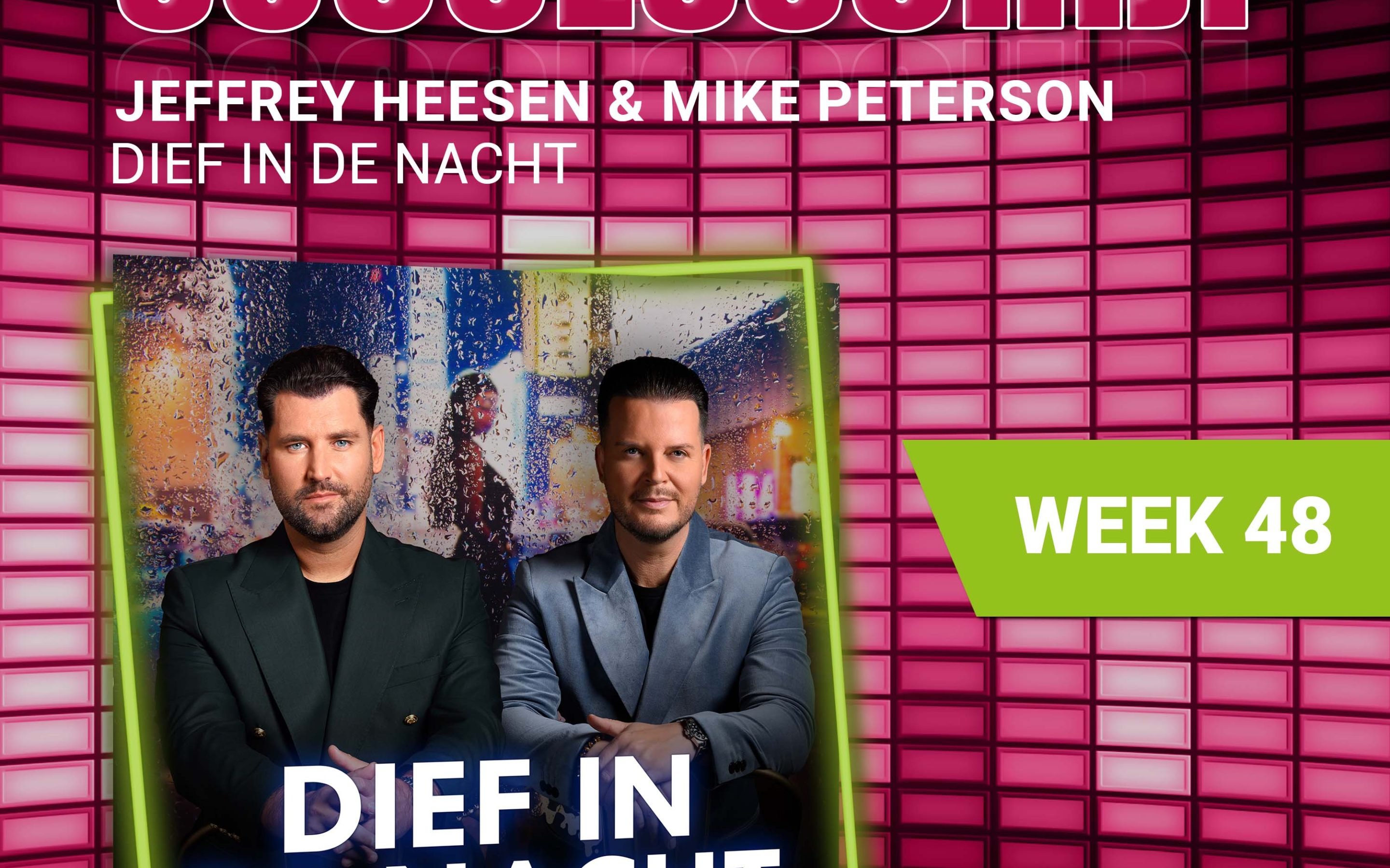 Jeffrey Heesen & Mike Peterson – Dief In De Nacht nieuwe successchijf week 48