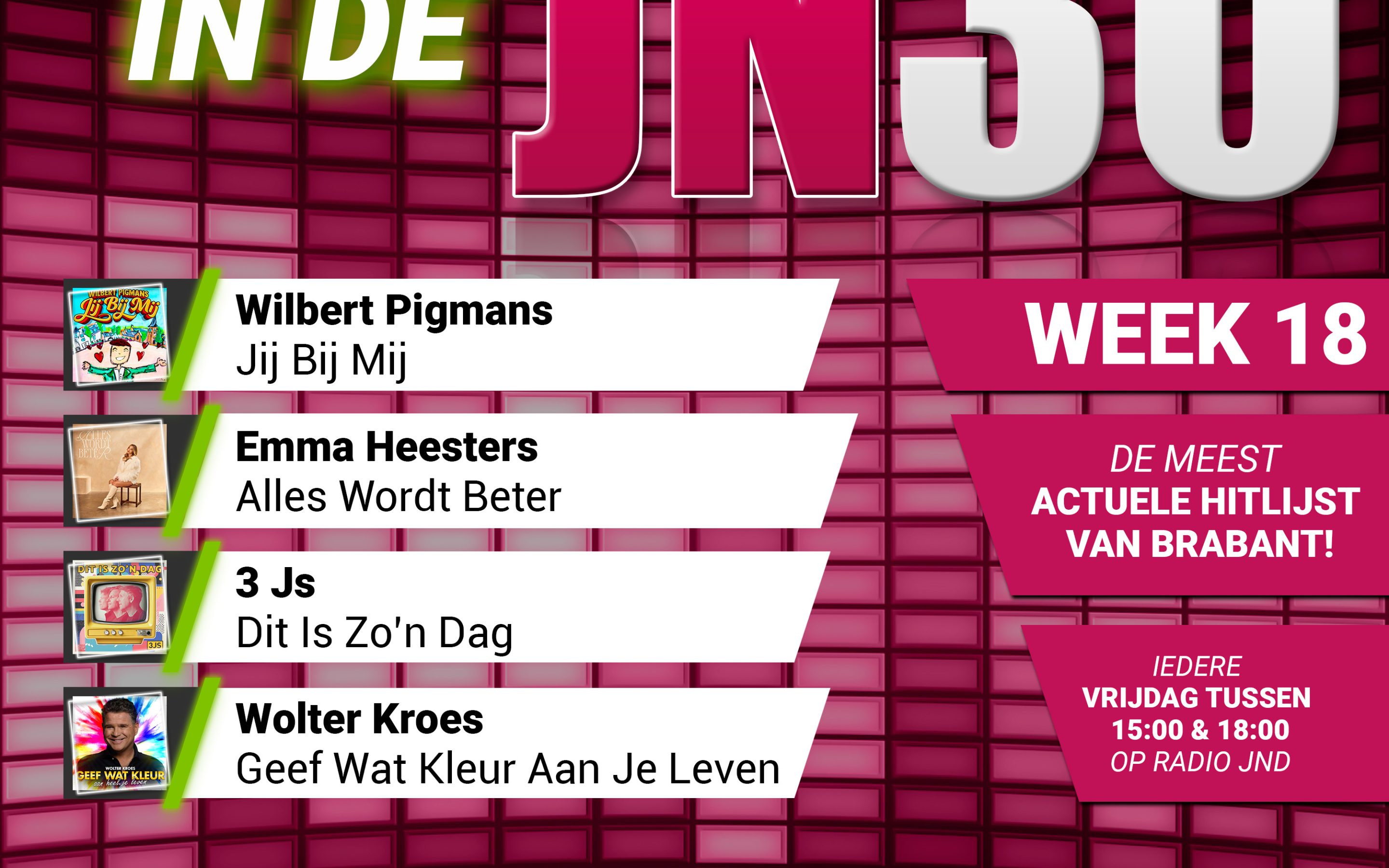 Vrijdag 2 Mei nieuw binnen in de JN30