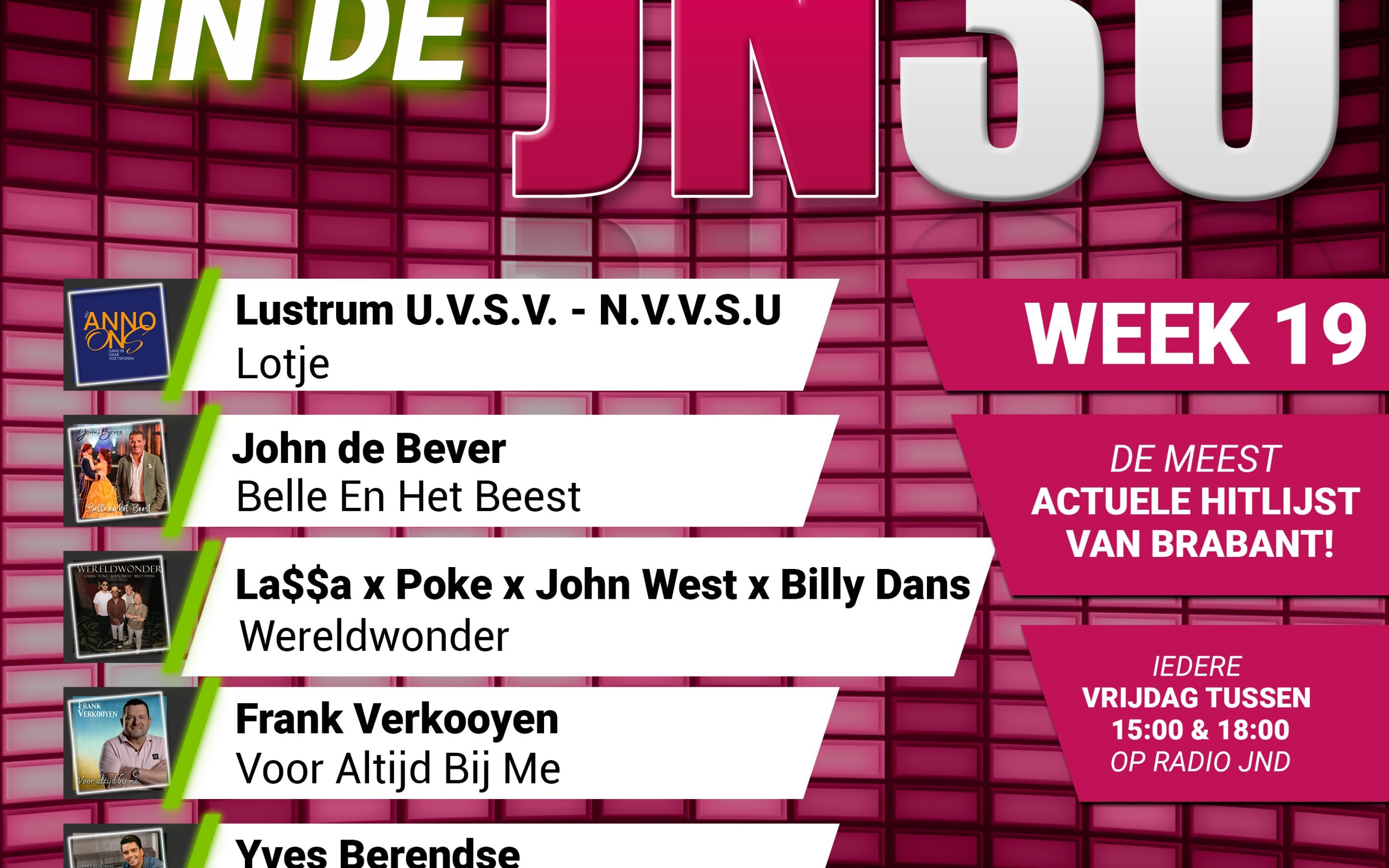 Vrijdag 9 Mei nieuw binnen in de JN30
