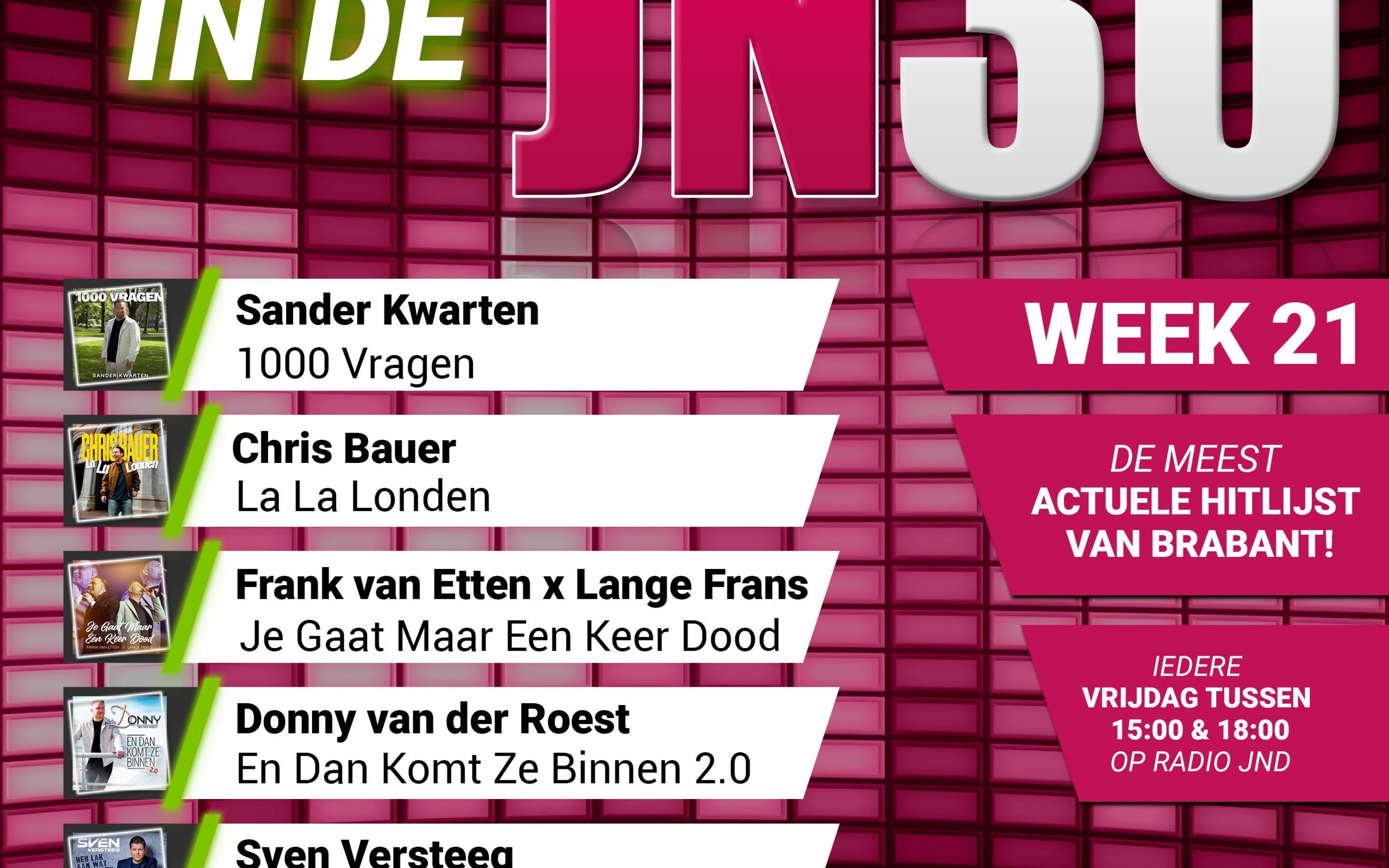 Vrijdag 23 Mei nieuw binnen in de JN30