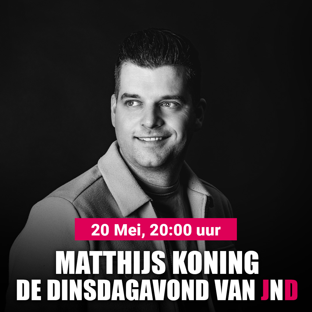 Matthijs Koning te gast bij “De Dinsdagavond van JND”