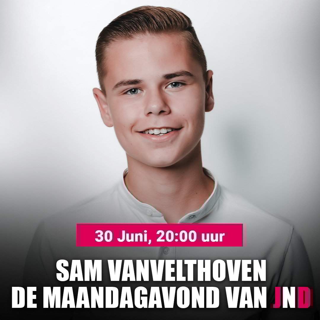Sam Vanvelthoven te gast bij “De Maandagavond van JND”