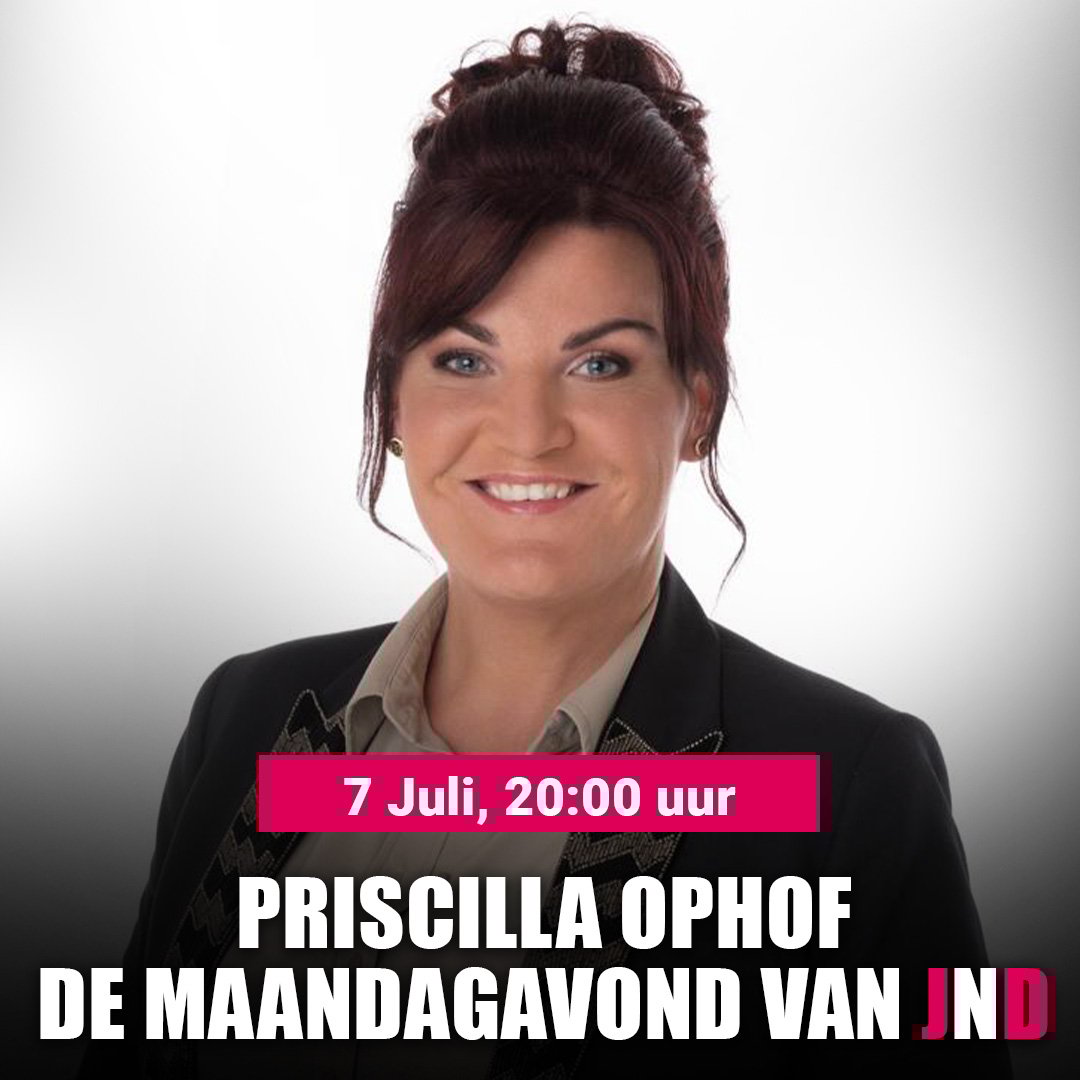Priscilla Ophof te gast bij “De Maandagavond van JND”