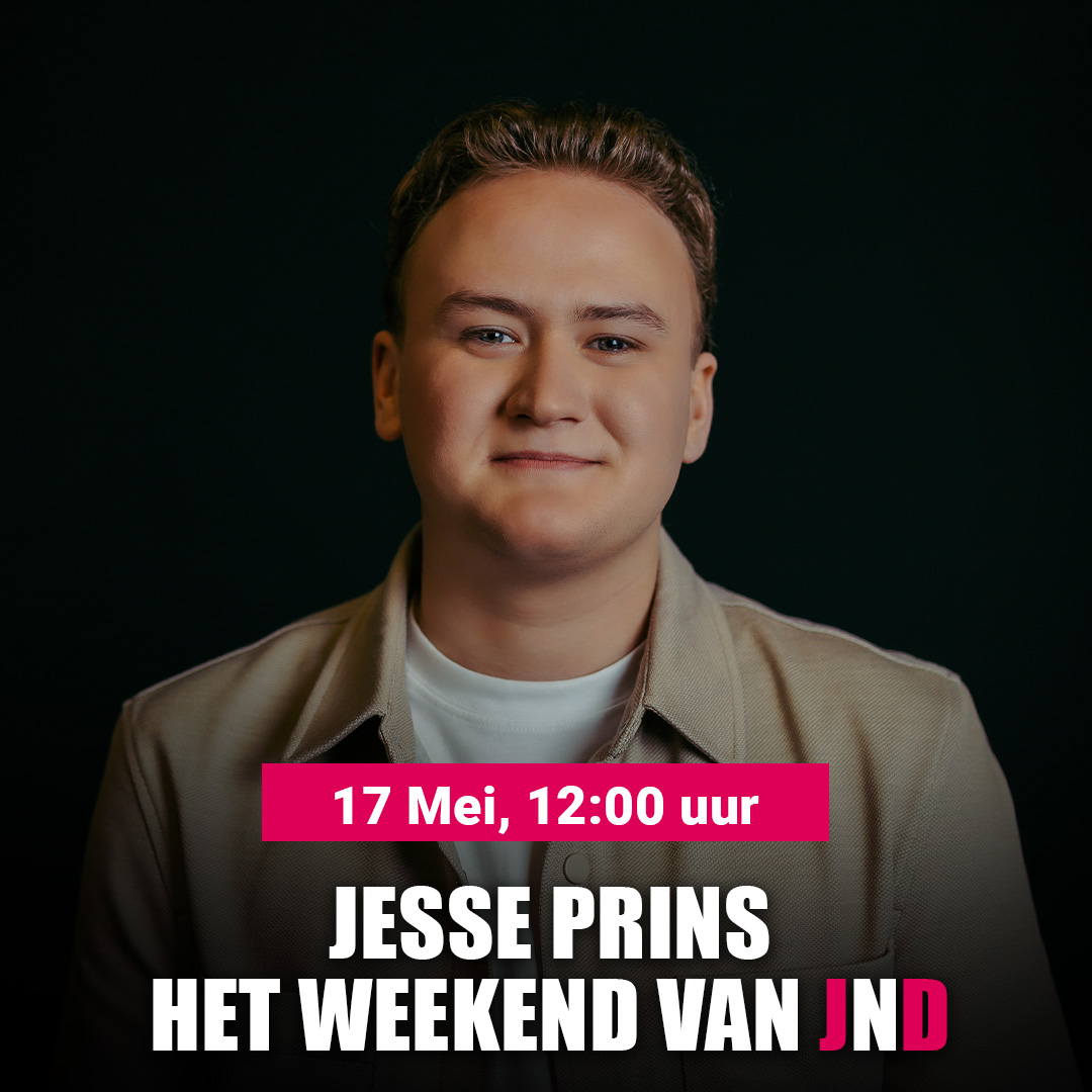 Jesse Prins te gast in “Het Weekend van JND”