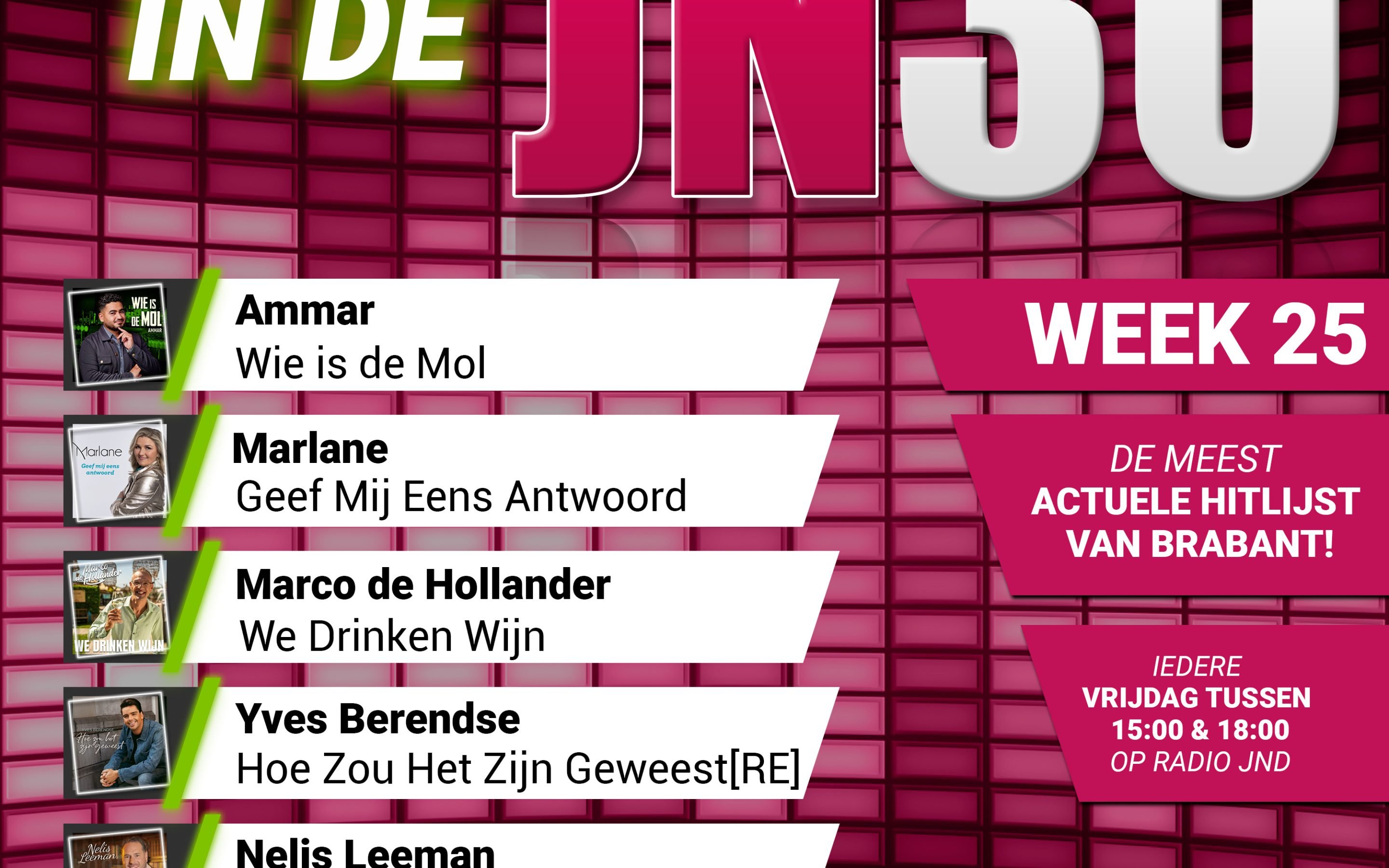 Vrijdag 20 Juni nieuw binnen in de JN30
