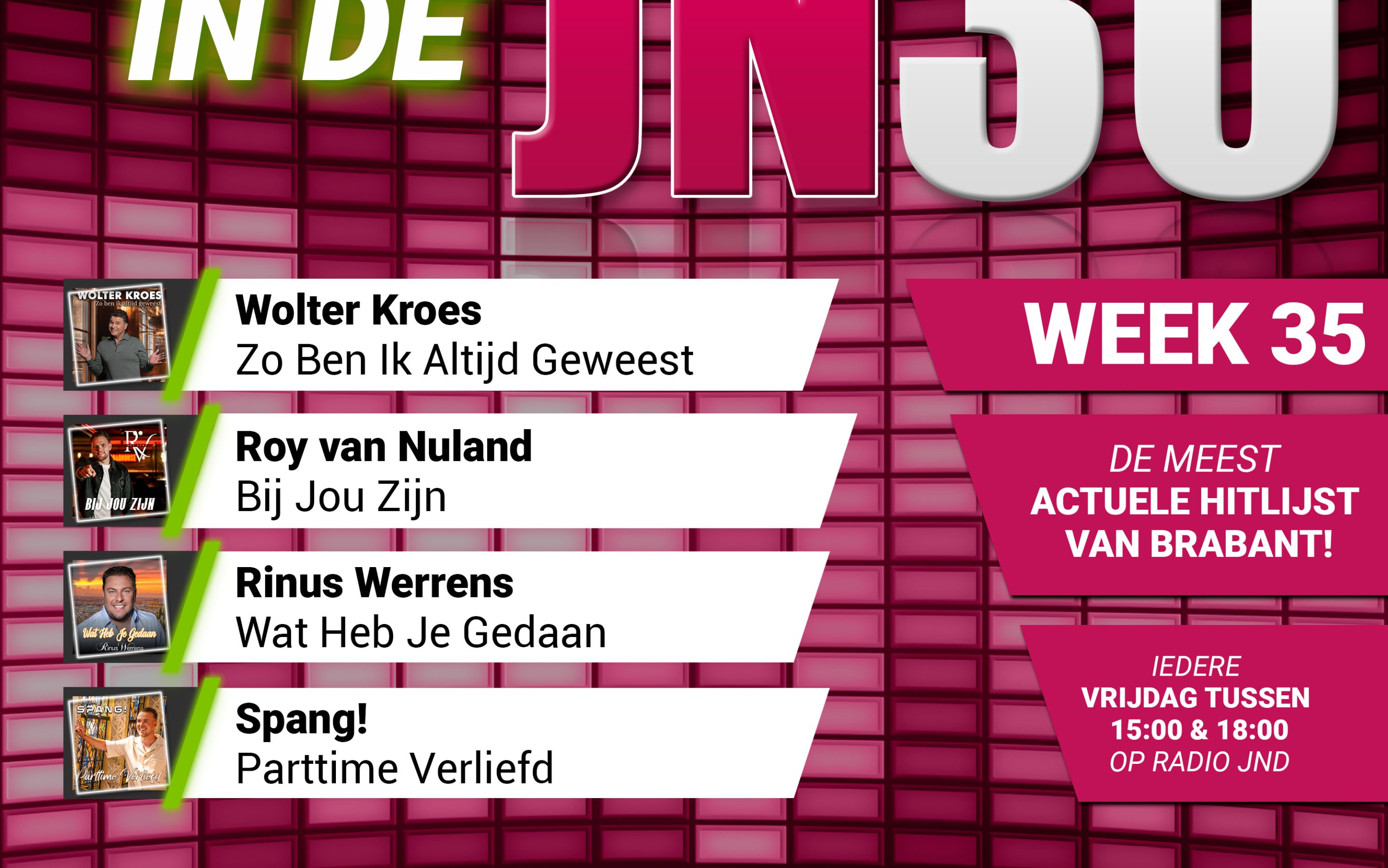 Vrijdag 29 Augustus nieuw binnen in de JN30