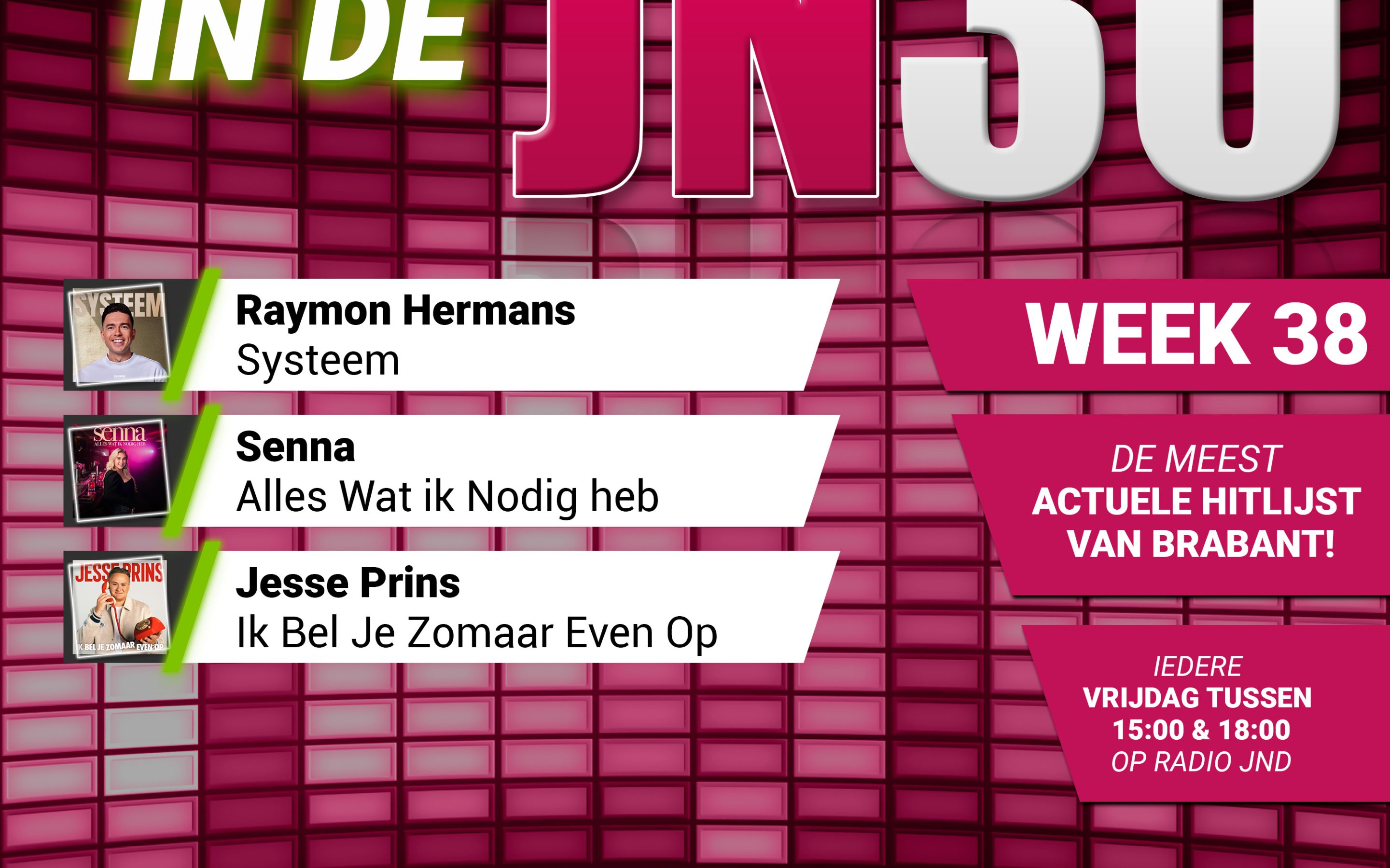 Vrijdag 19 September nieuw binnen in de JN30