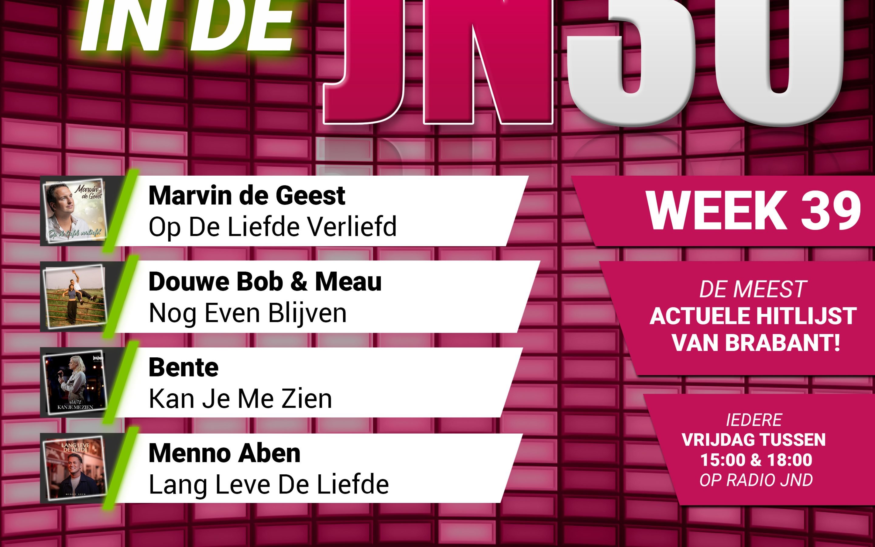 Vrijdag 26 September nieuw binnen in de JN30