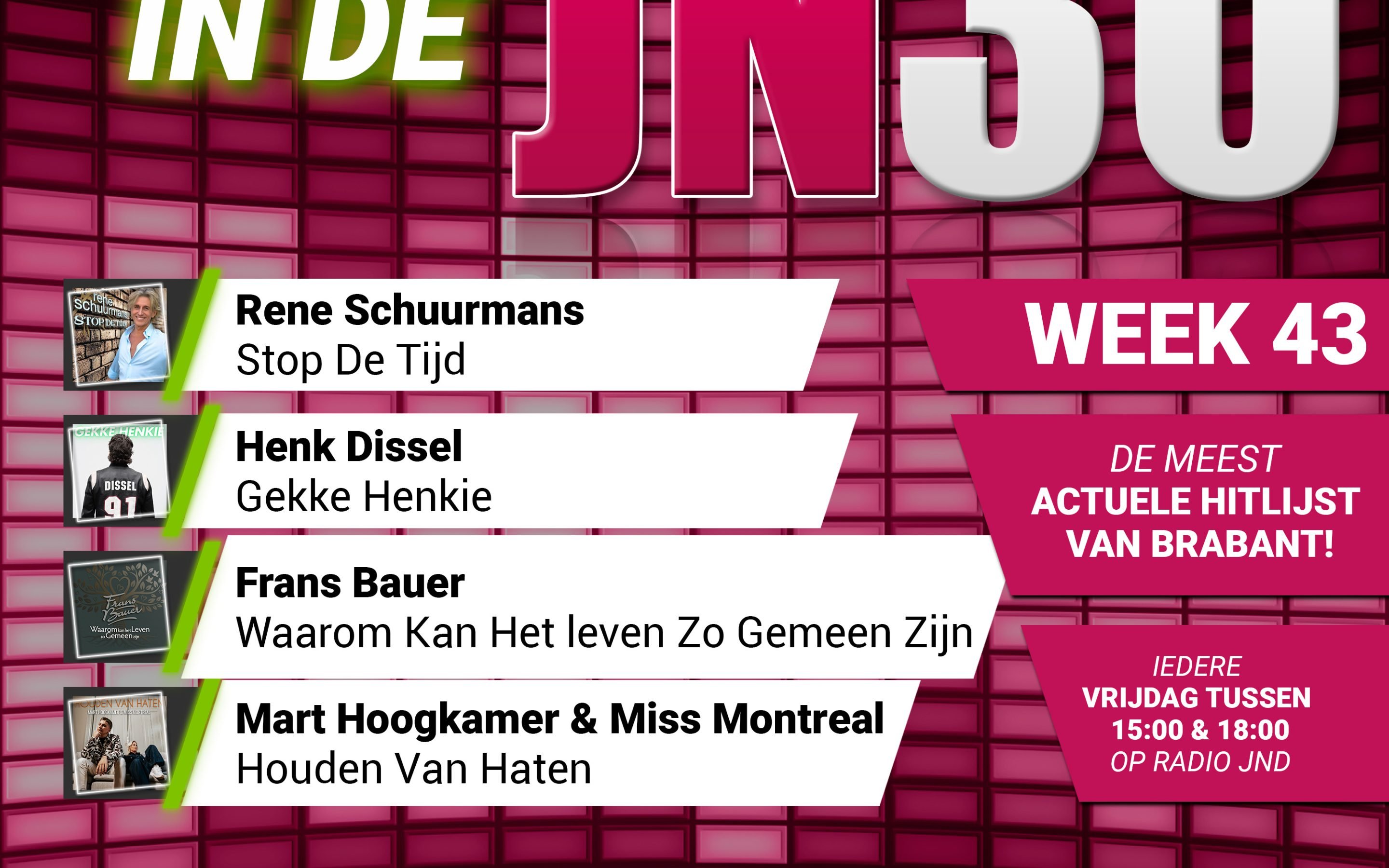 Vrijdag 24 Oktober nieuw binnen in de JN30