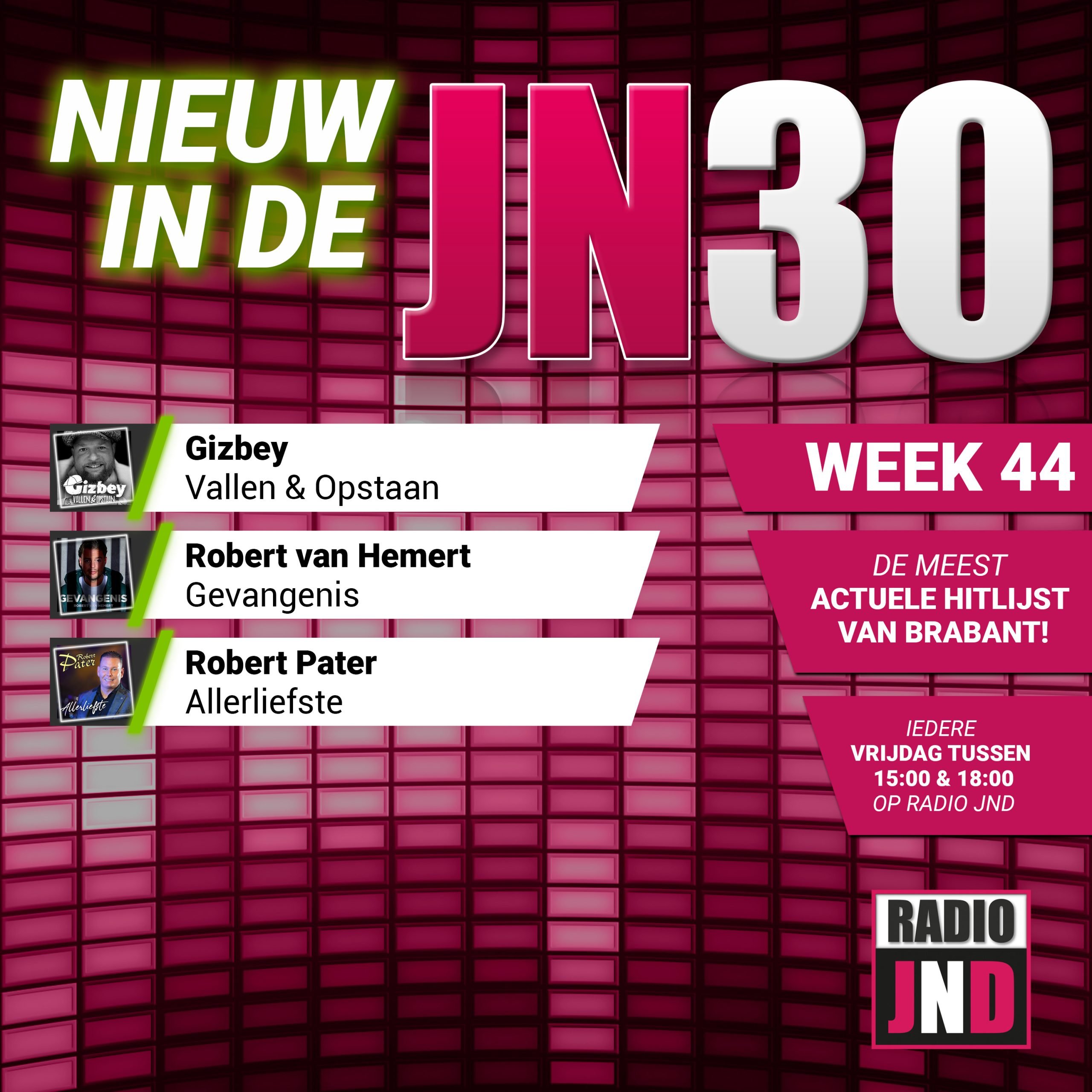 JN30 Nieuwe Binnenkomers Week 44