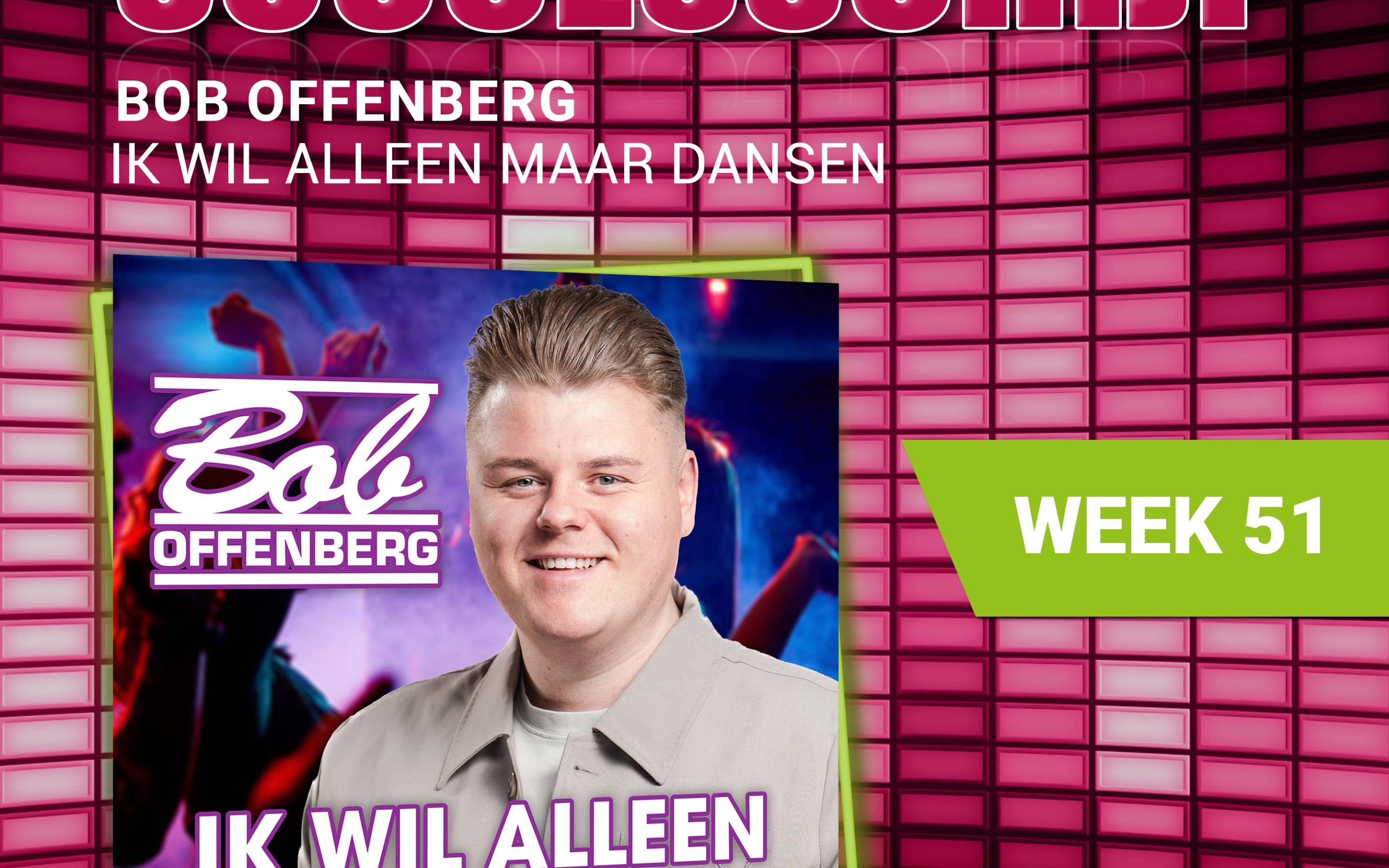 Bob Offenberg – Ik Wil Alleen Maar Dansen, is deze week “De Radio JND Successchijf”