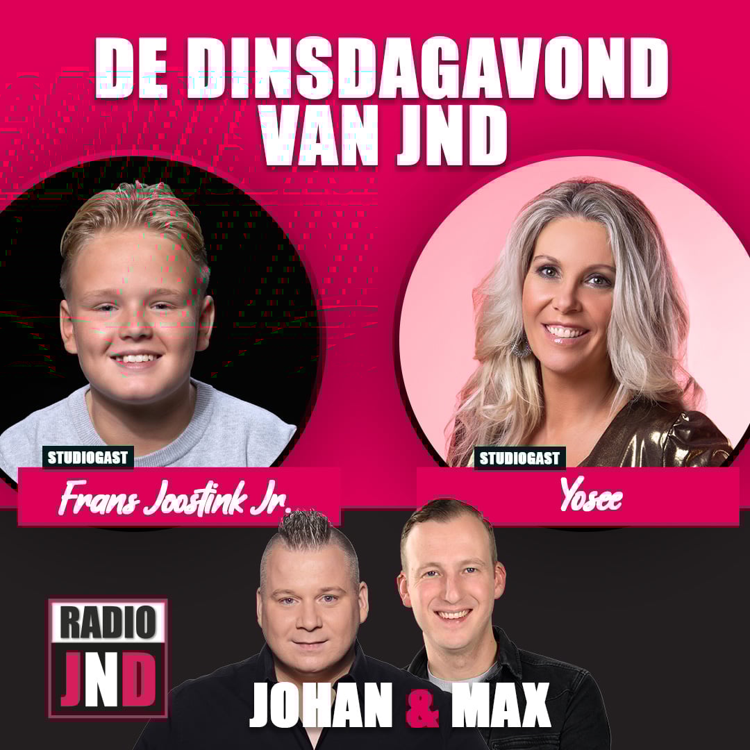 Franz Joostink Jr. & Yosee te gast bij “De Dinsdagavond van JND”