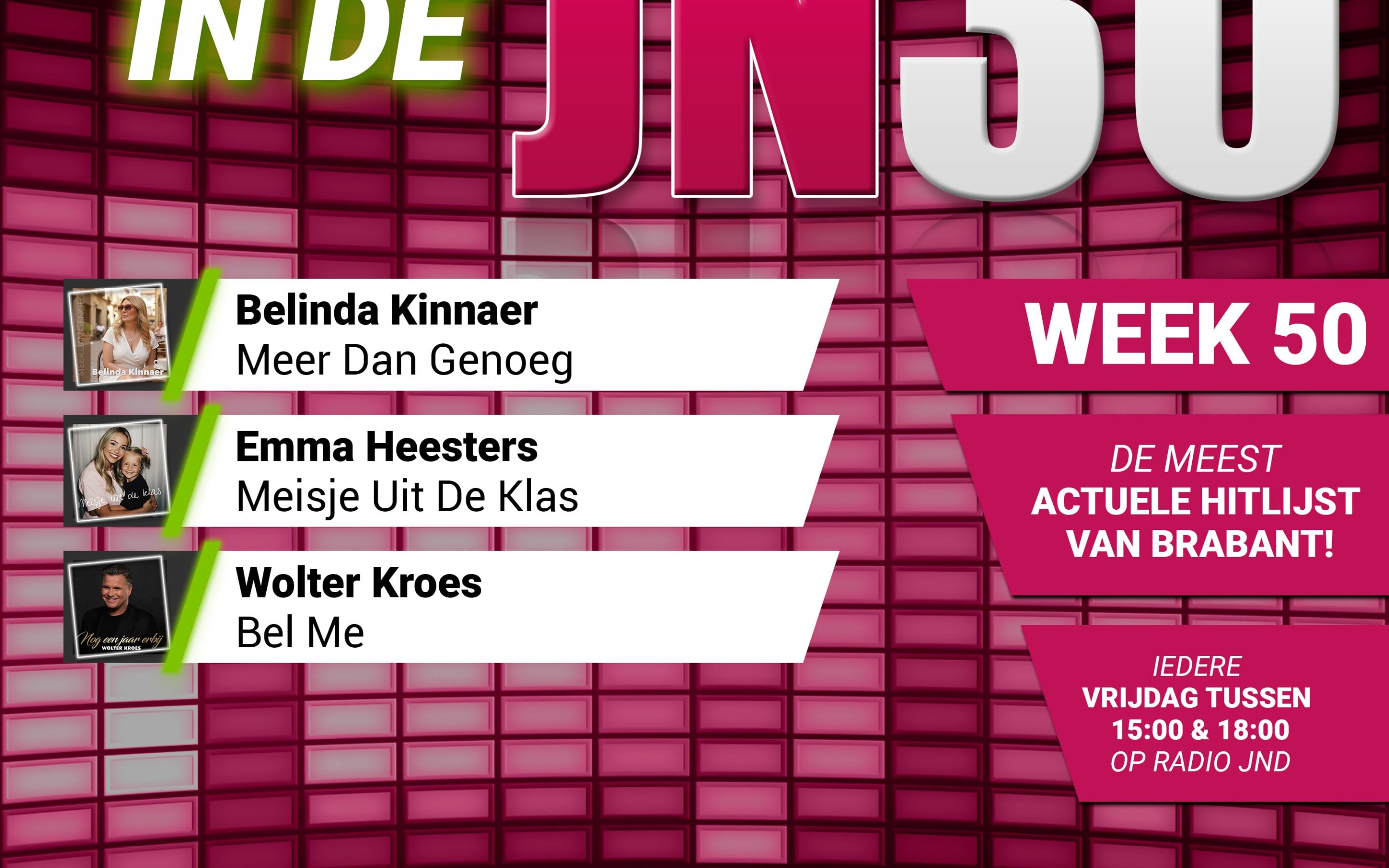 Vrijdag 12 December nieuw binnen in de JN30