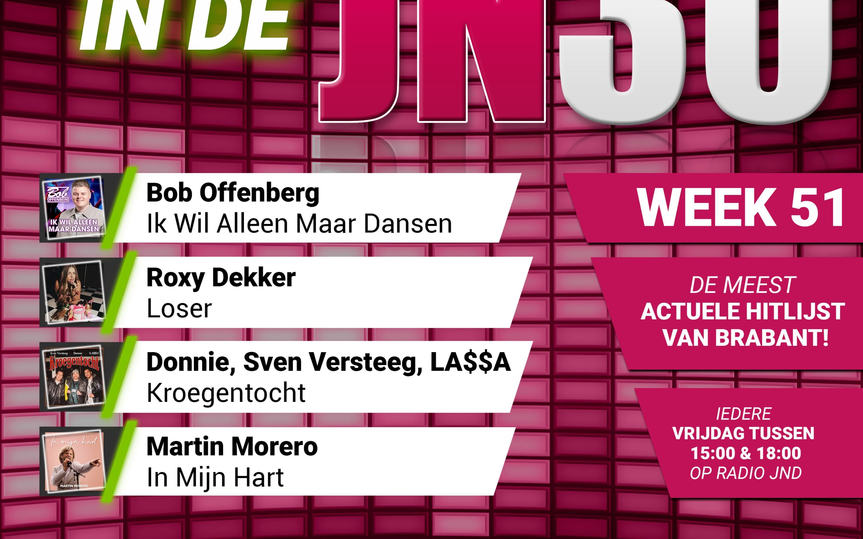 Vrijdag 19 December nieuw binnen in de JN30