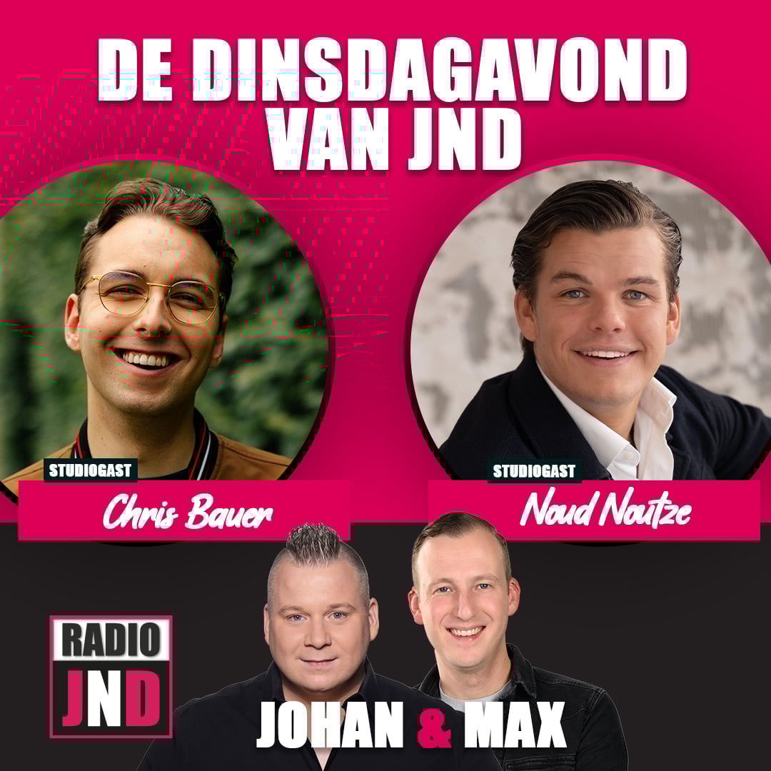 Chris Bauer & Noud Noutze te gast bij “De Dinsdagavond van JND”