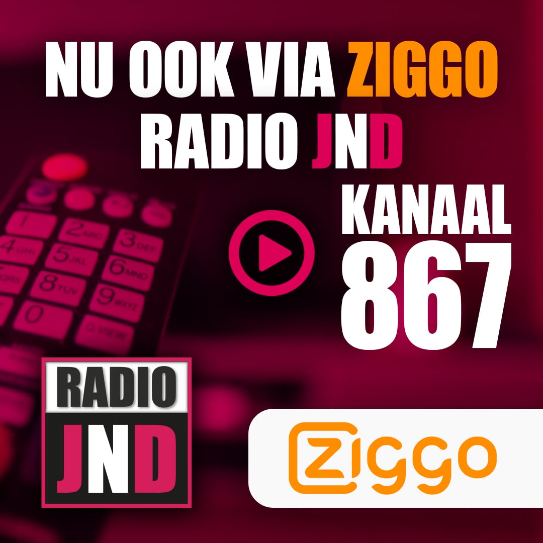 Radio JND vanaf nu ook in heel Nederland via Ziggo