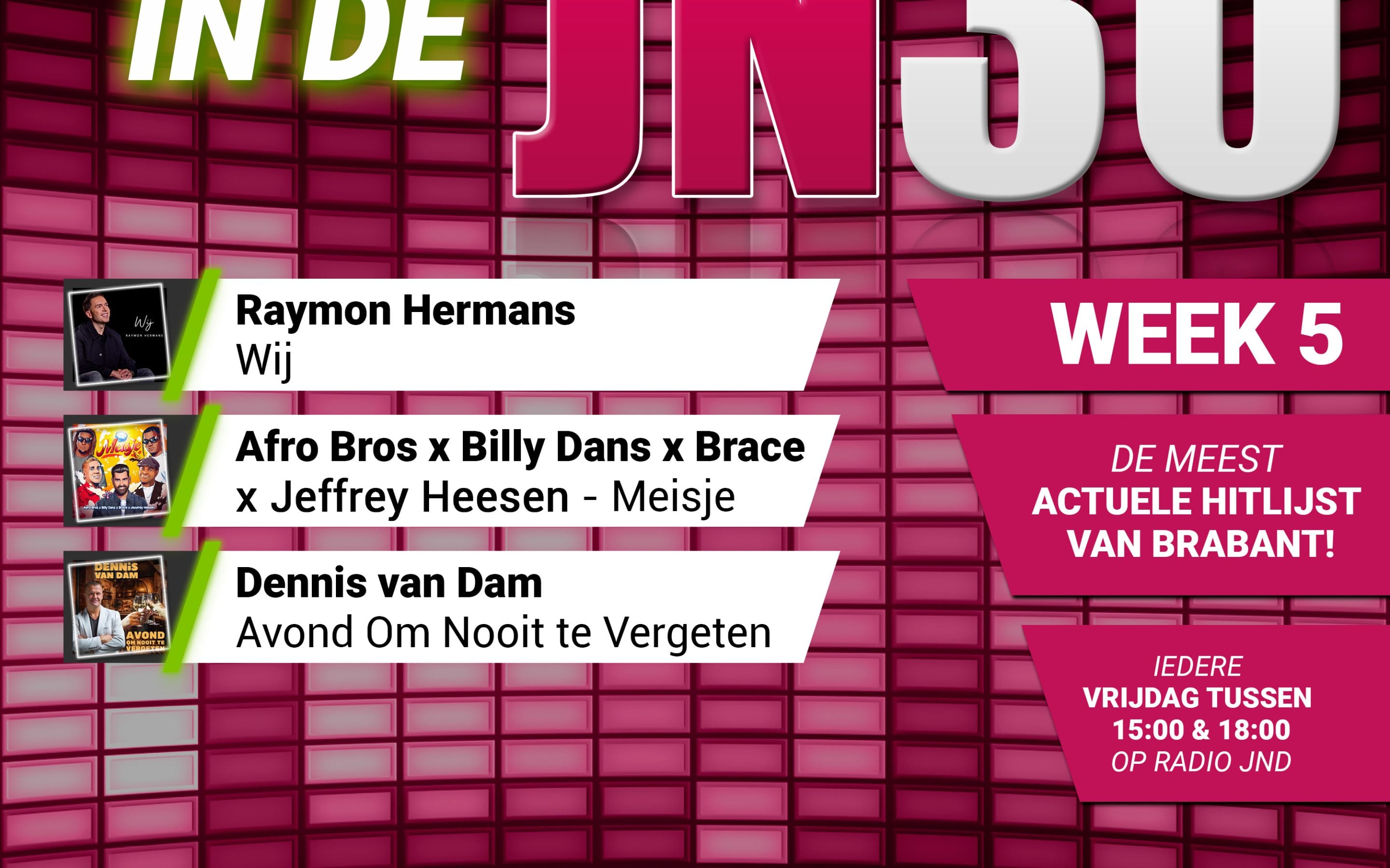 Vrijdag 30 Januari nieuw binnen in de JN30