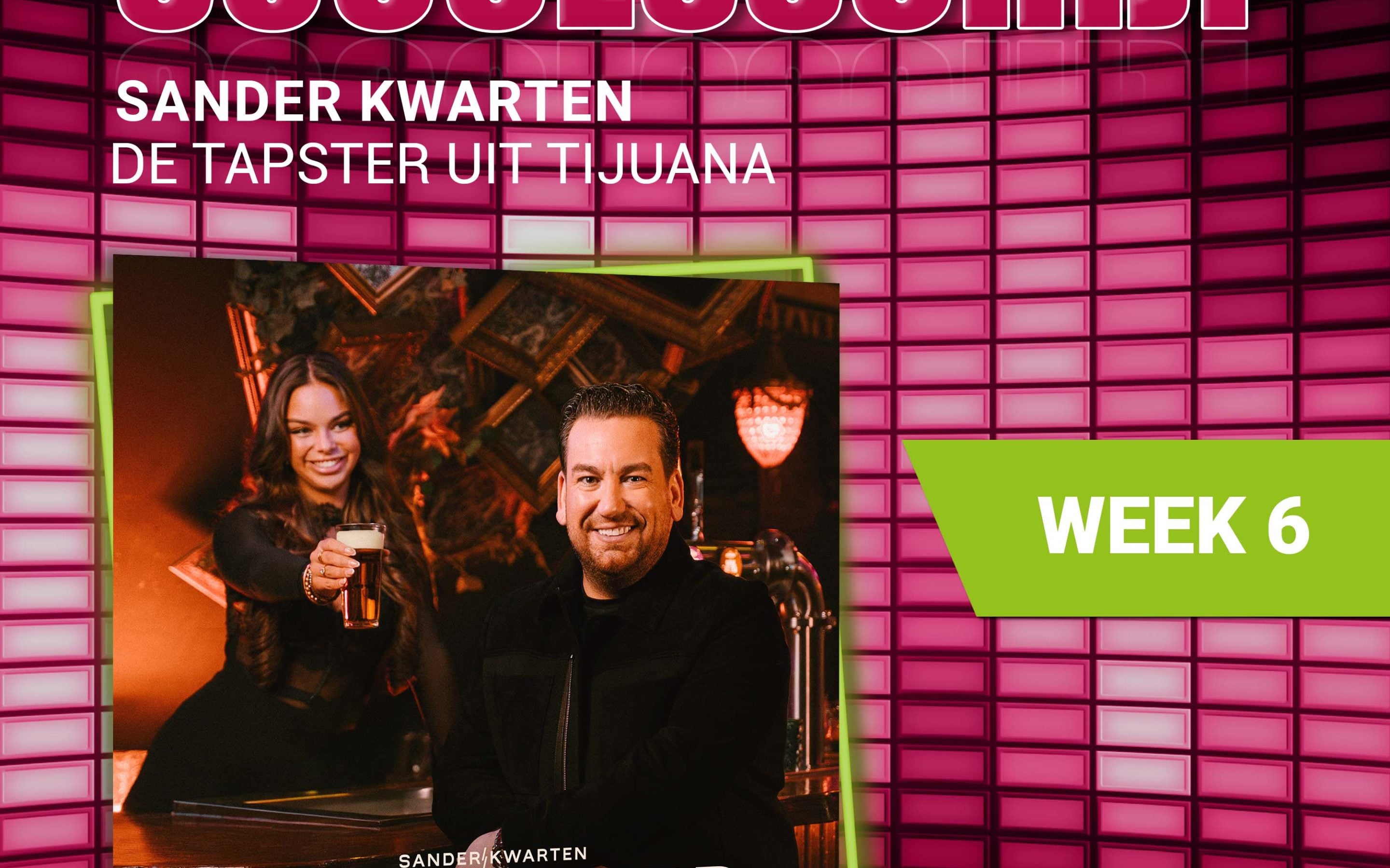 Sander Kwarten – De Tapster Uit Tijuana, is deze week “De Radio JND Successchijf”
