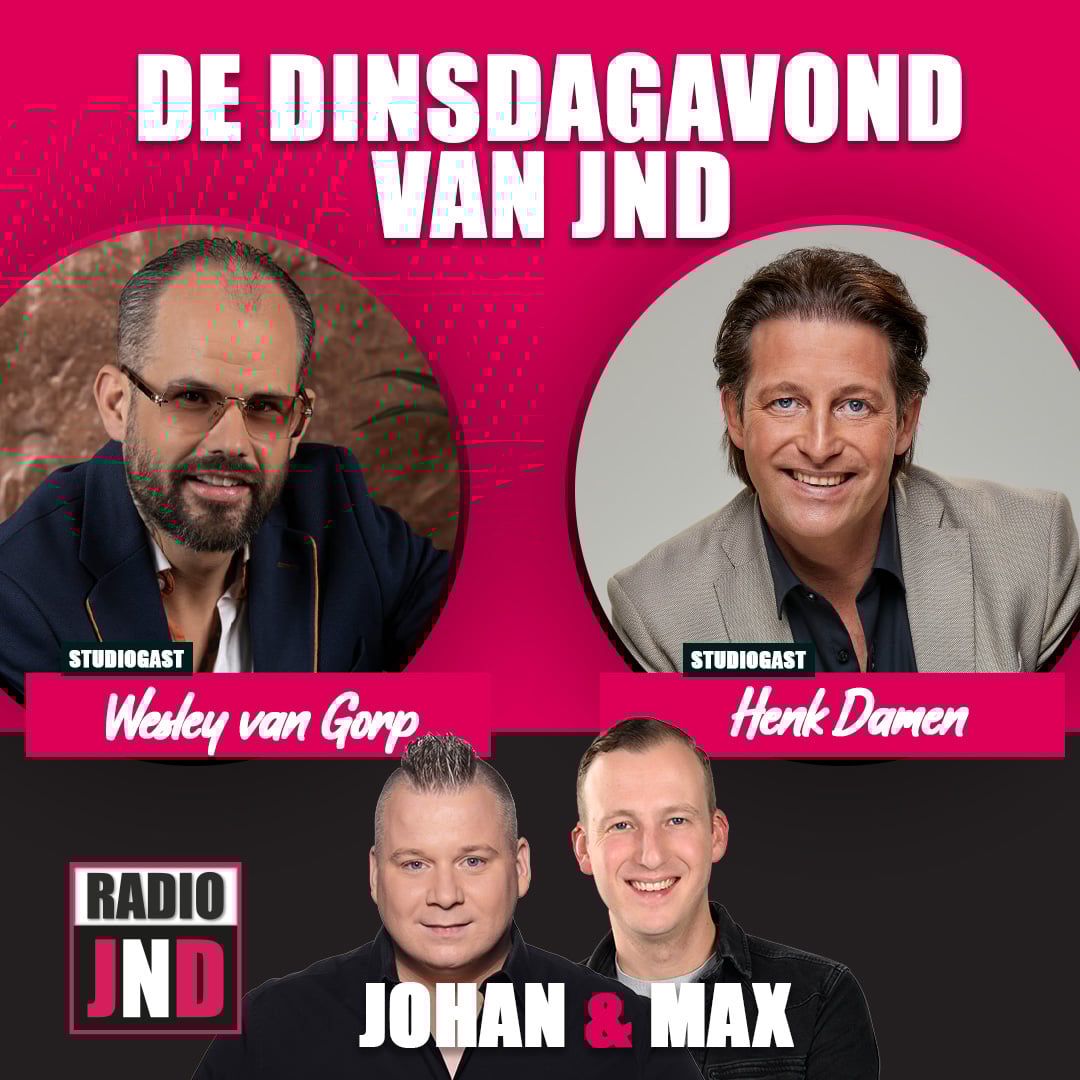 Wesley van Gorp & Henk Damen te gast bij “De Dinsdagavond van JND”