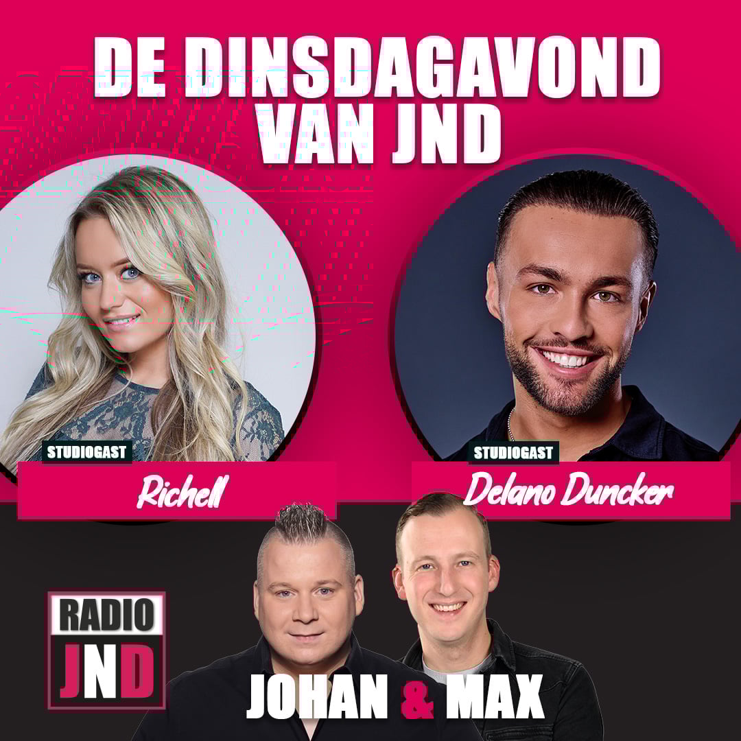 Richell & Delano Duncker te gast bij “De Dinsdagavond van JND”