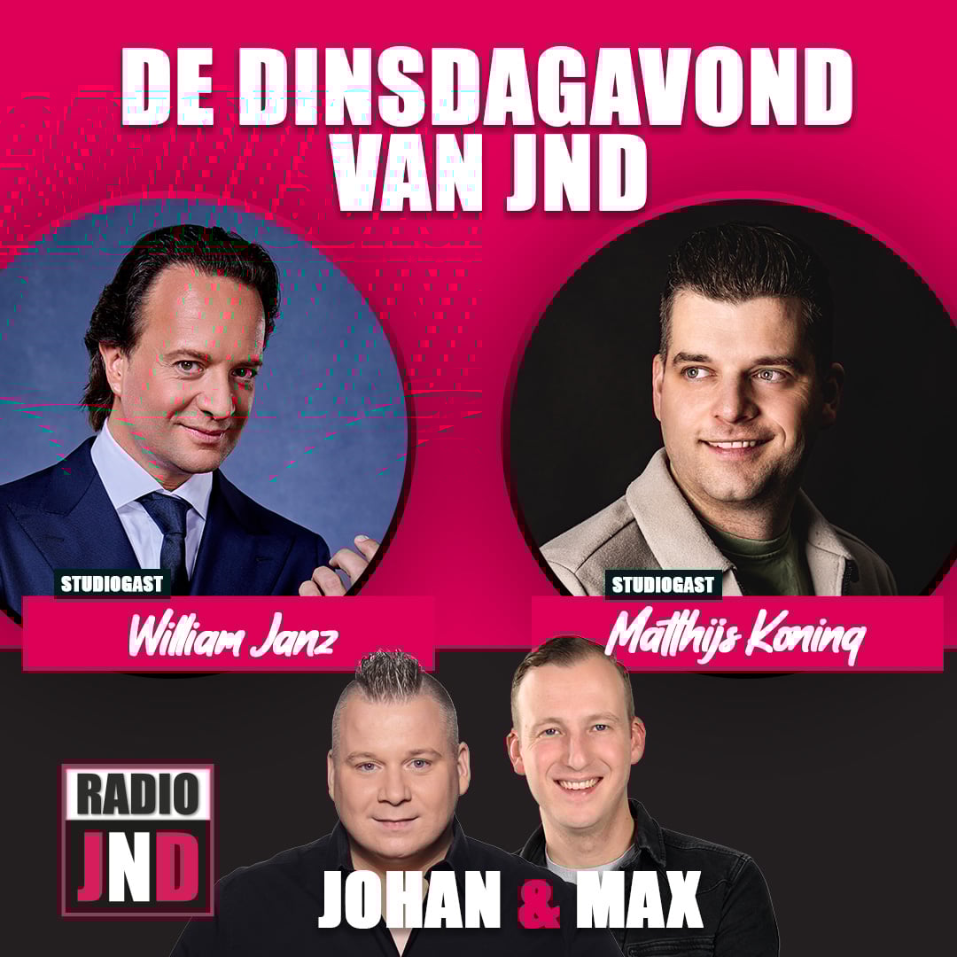 William Janz en Matthijs Koning te gast bij “De Dinsdagavond van JND”