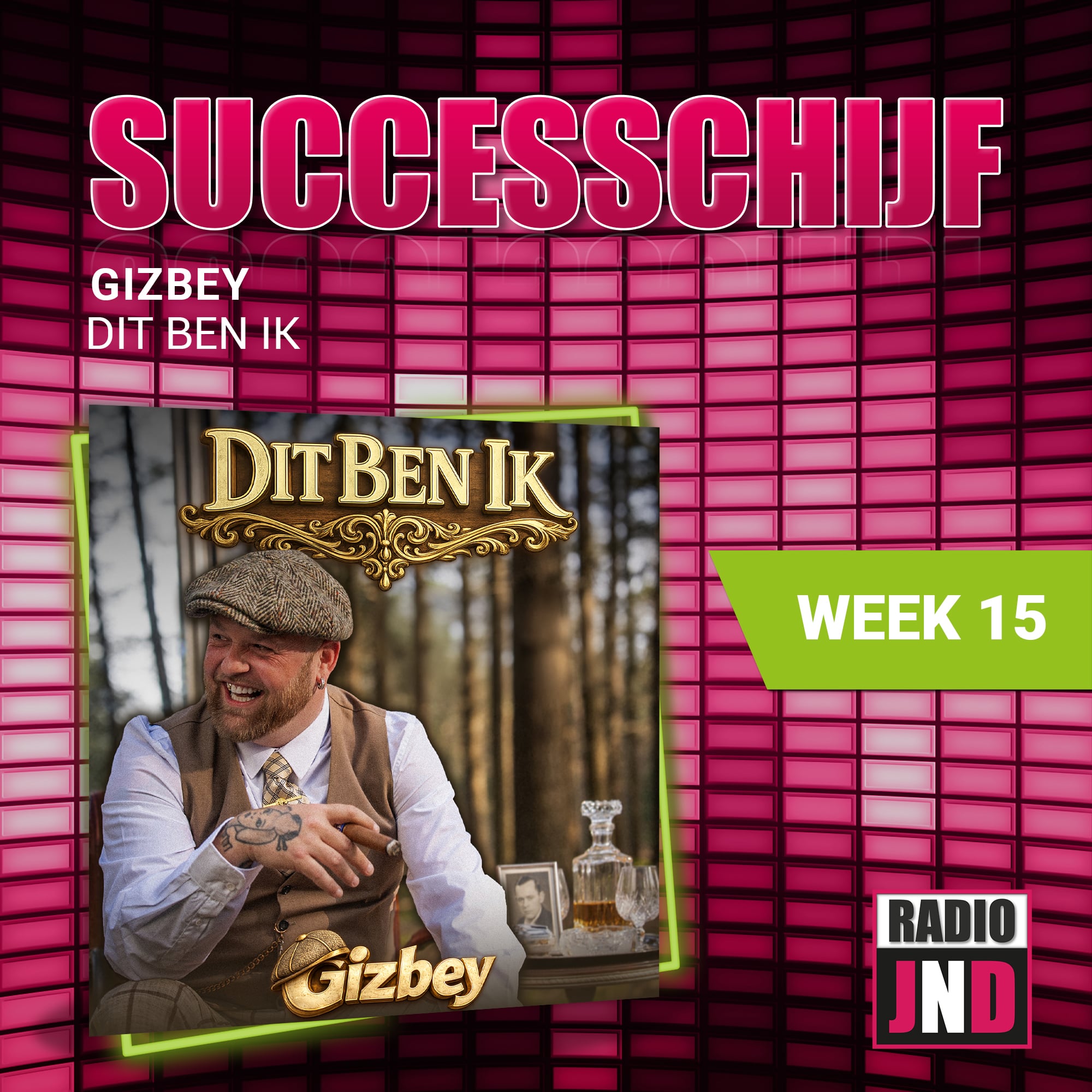 Gizbey – Dit Ben Ik, is deze week “De Radio JND Successchijf”