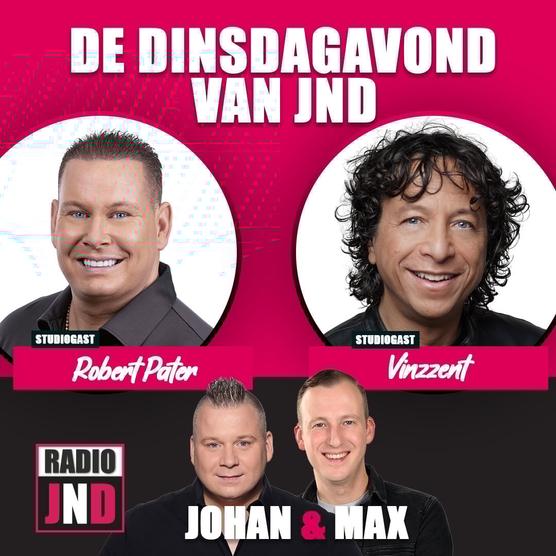 Robert Pater & Vinzzent te gast bij “De Dinsdagavond van JND”