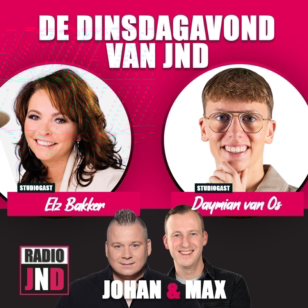 Elz Bakker & Daymian van Oss te gast bij “De Dinsdagavond van JND”