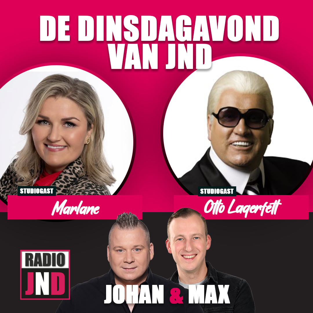 Marlane & Otto Lagerfett te gast bij “De Dinsdagavond van JND”