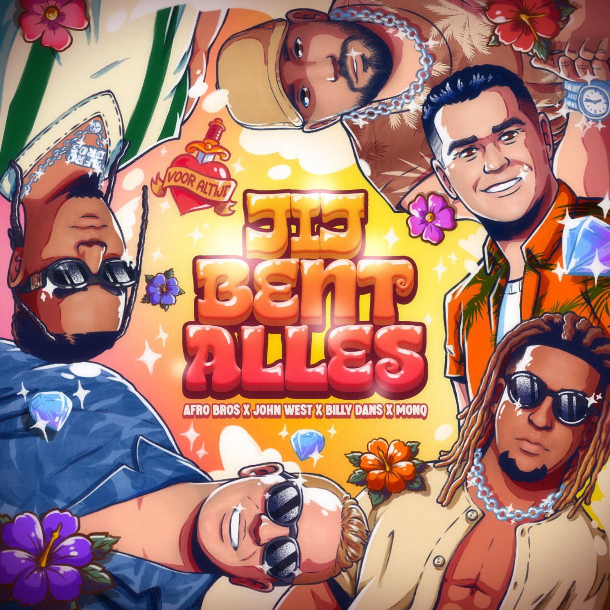 Afro Bros x John West x Billy Dans x Monq – Jij Bent Alles