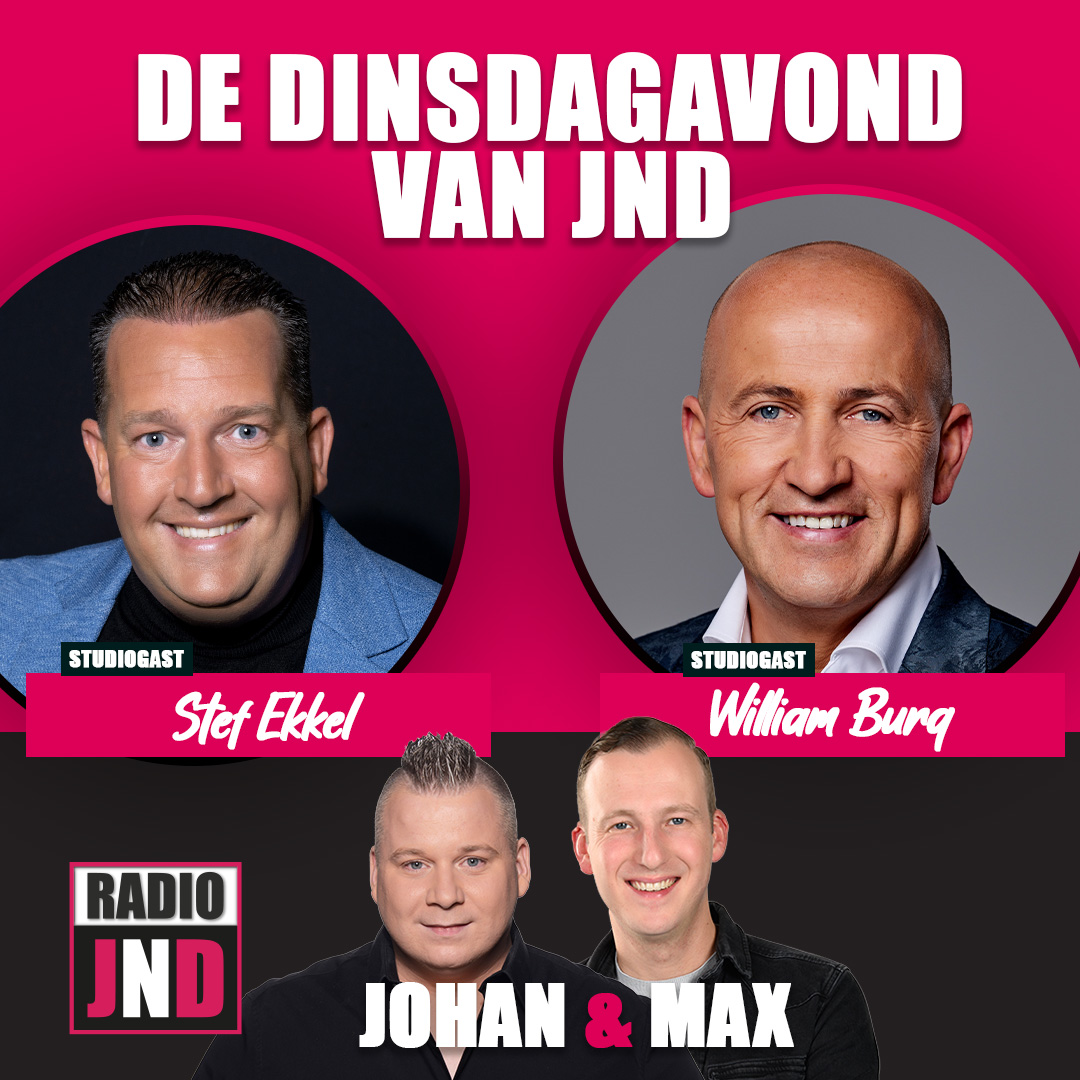 Stef Ekkel & William Burg te gast bij “De Dinsdagavond van JND”
