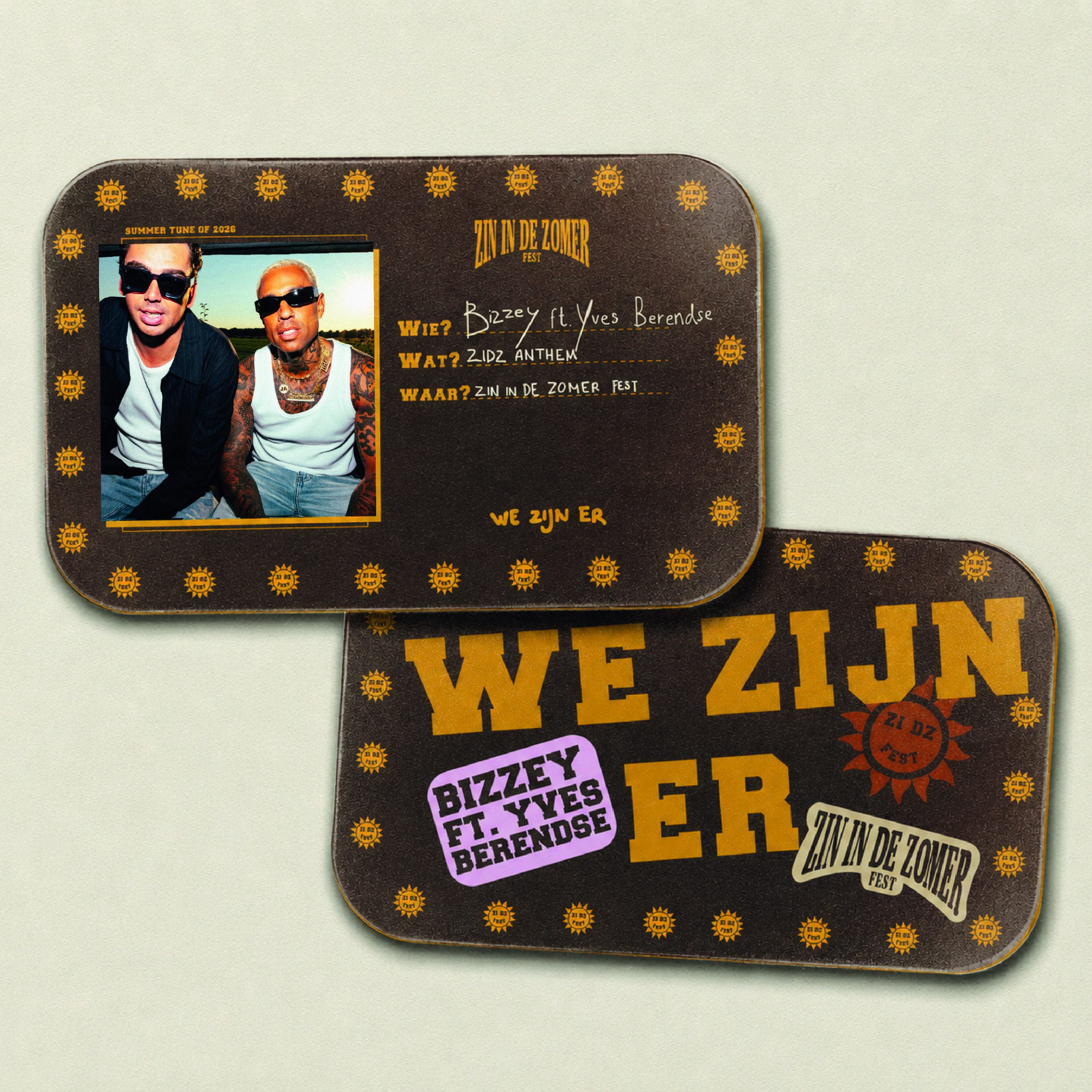 Bizzey ft. Yves Berendse – We Zijn Er