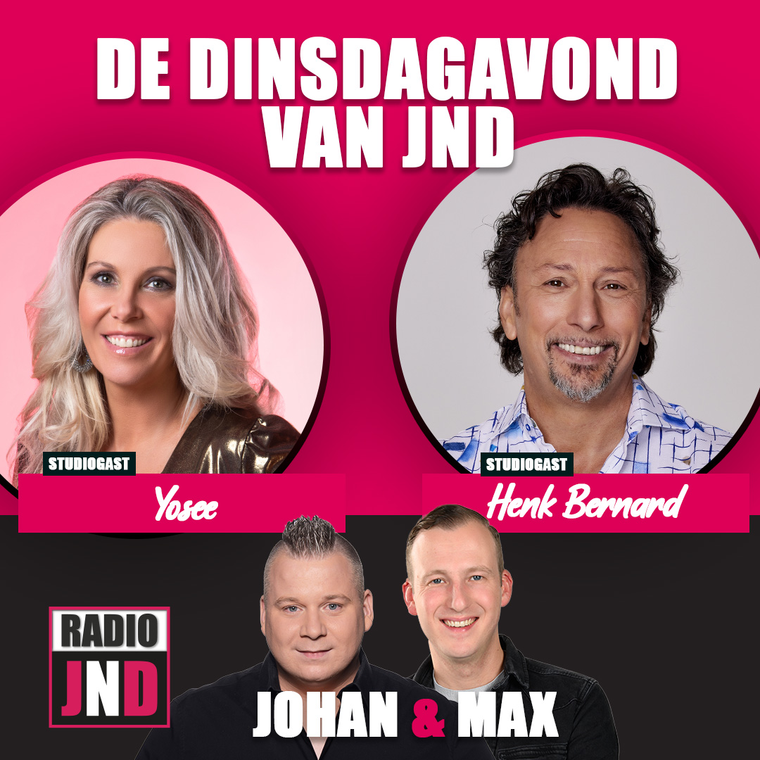 Yosee & Henk Bernard te gast bij “De Dinsdagavond van JND”