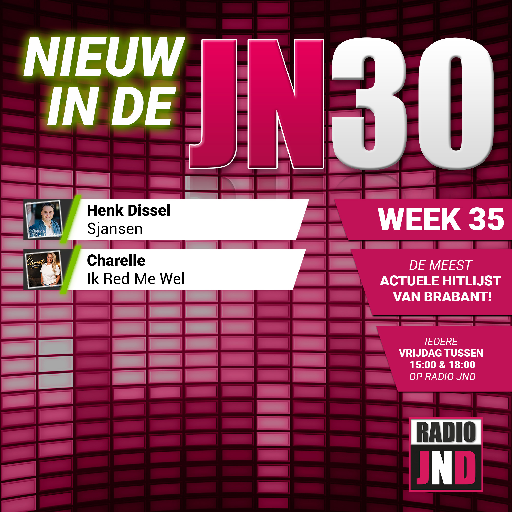 Vrijdag 28 Augustus nieuw binnen in de JN30