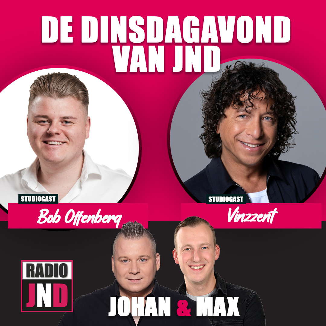 Bob Offenberg & Vinzzent te gast bij “De Dinsdagavond van JND”