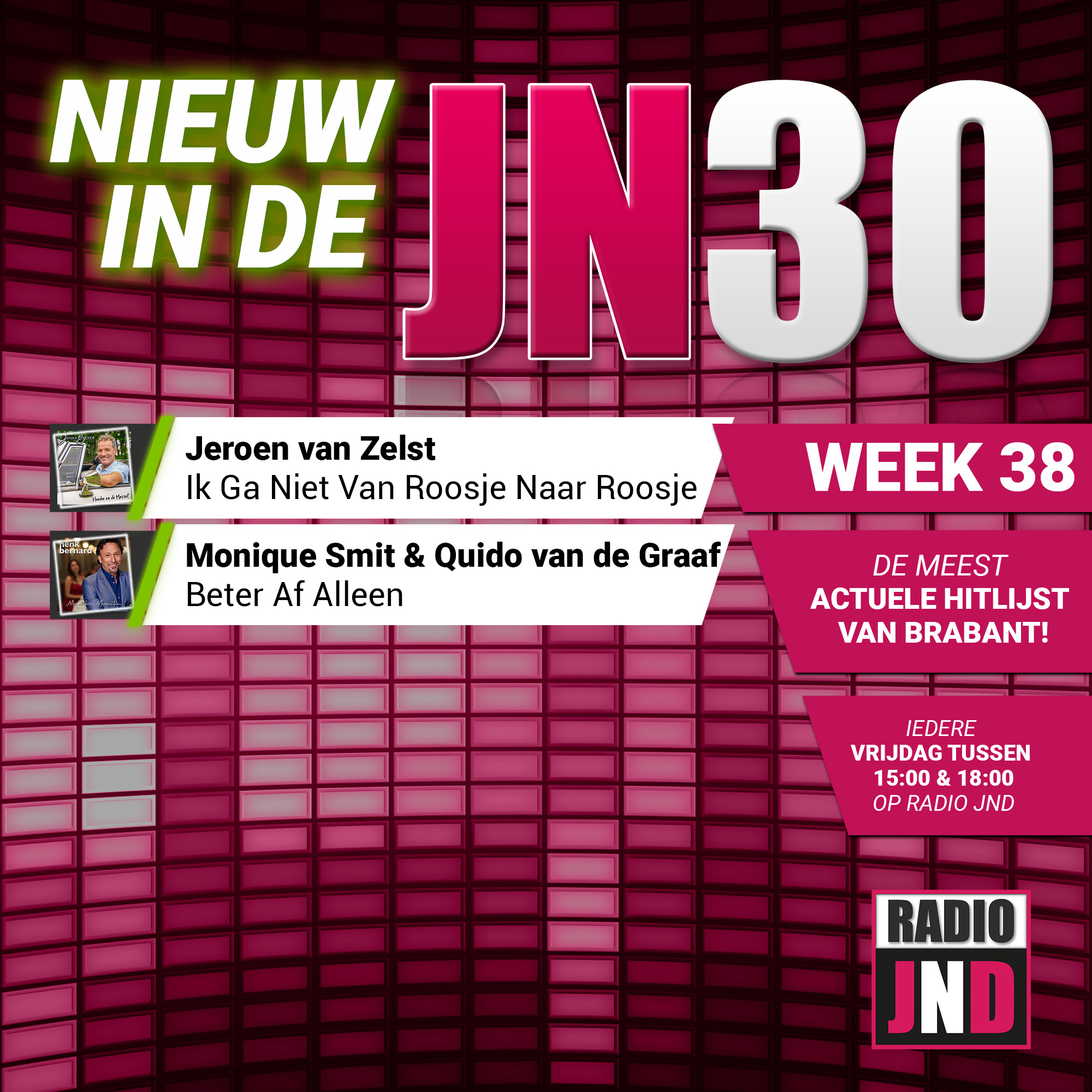 Vrijdag 18 September nieuw binnen in de JN30