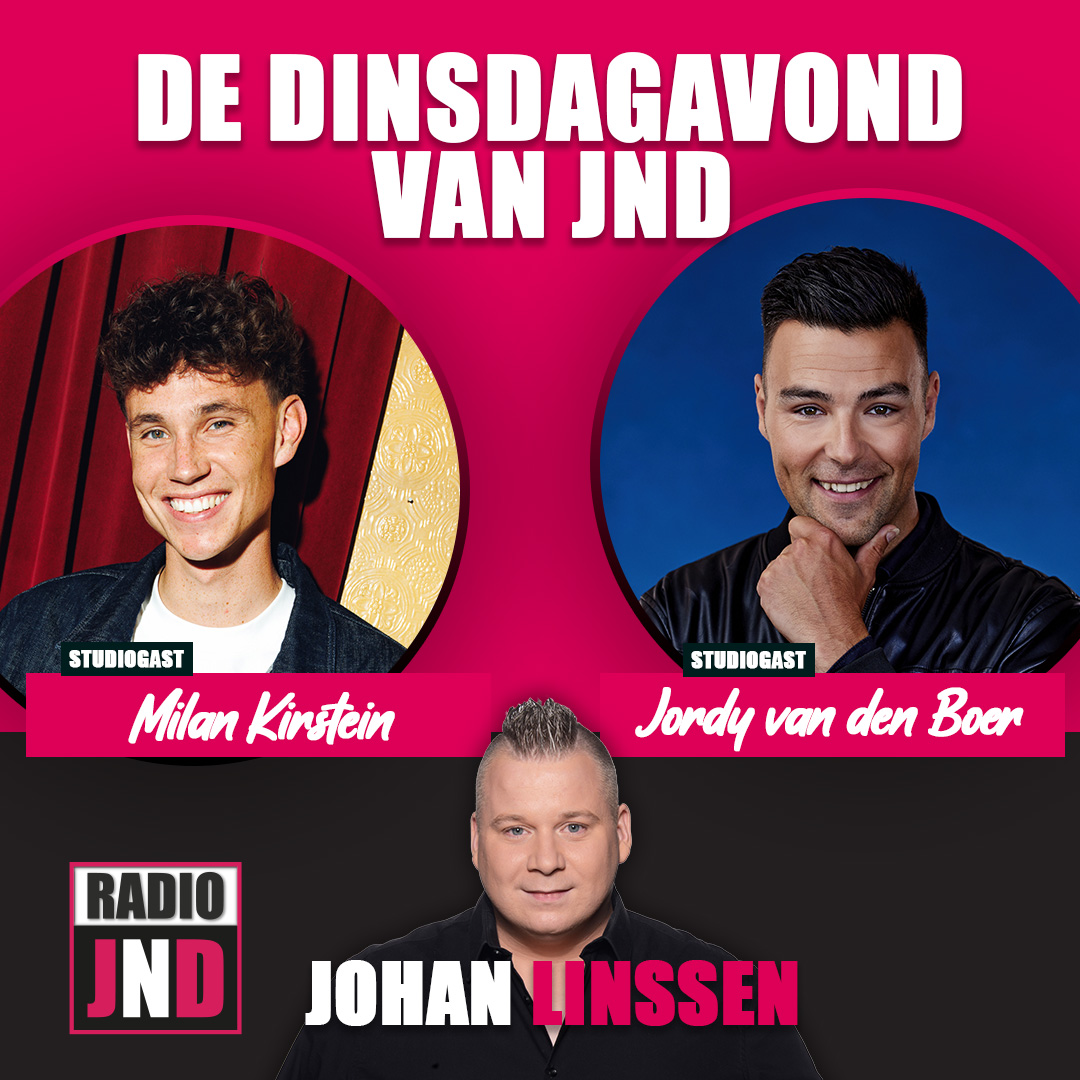 Milan Kirstein & Jordy van den Boer te gast bij “De Dinsdagavond van JND”