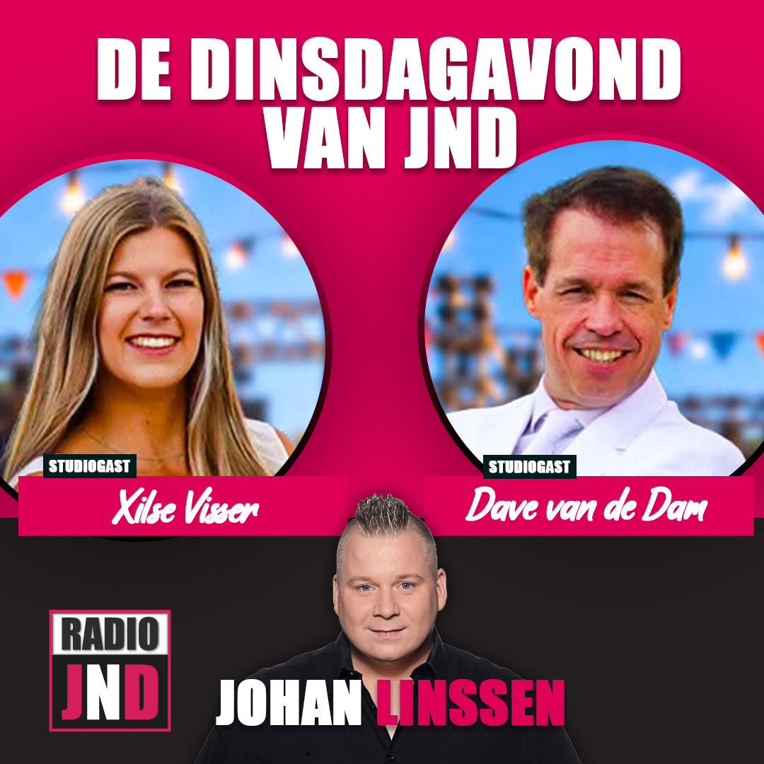 Xilse Visser & Dave van de Dam te gast bij “De Dinsdagavond van JND”